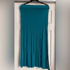 Charlotte Russe blue maxi skirt